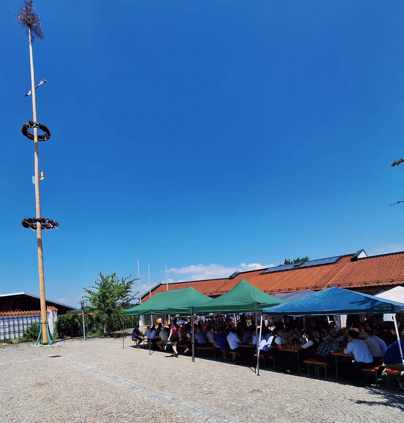 Maibaumsteigen 2025 in Kellberg