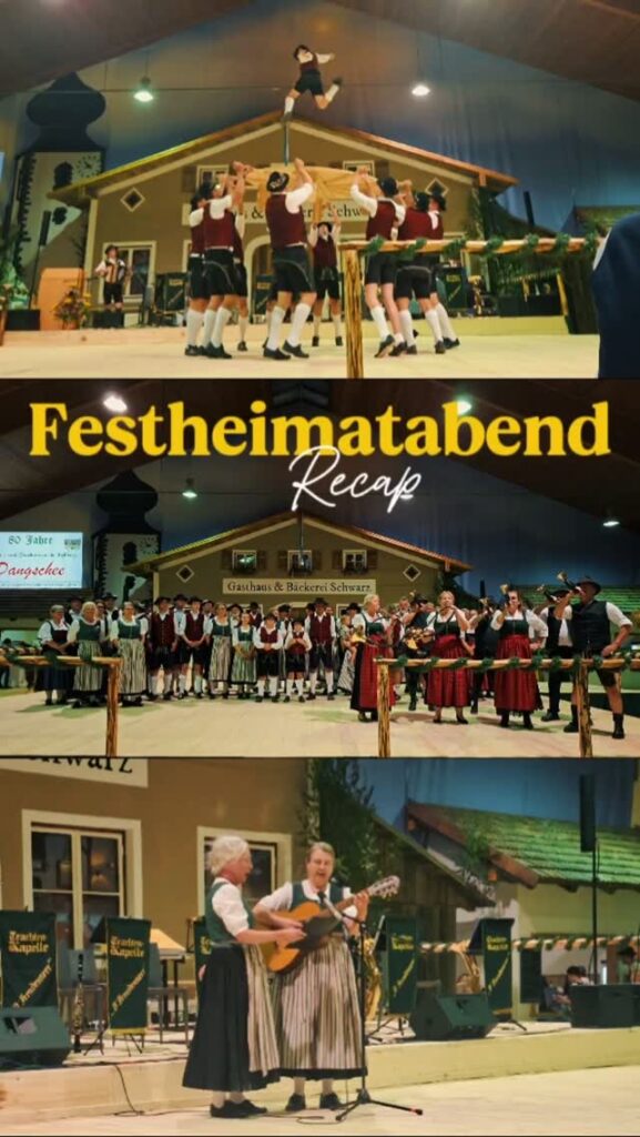 Gestern war der Festheimatabend zu unserem Jubiläum.
